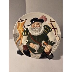 Collector's Plate Falstaff By Douglas V. Toole Toby Plate Stoke-On-Trent